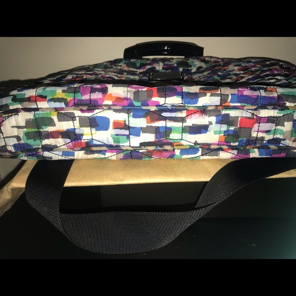 💯%Authentic Kate Spade ♠️ Multicolor Computer Bag - Picture 7 of 8